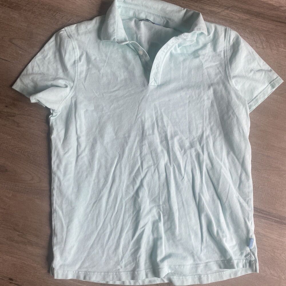 Made Cam Newton Polo Short Sleeve Shirt Light Green Large